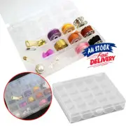 25-Grid Storage Box Sewing Bobbin Bobbins Clear Case For Sewing Machine Sewing