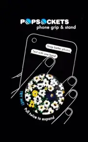 Authentic Popsockets Hippie Bus Flowers PopSocket Pop Socket Phone Holder Grip