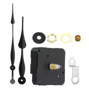 1Set Quartz Clock Movement w 12" Clock Hand 28mm Shaft Black