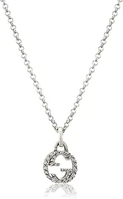 [Gucci] GU-455535-J8400-0811 Women's Silver Necklace, Interlocking G Pendant, 1本