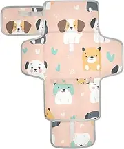 Reusable Baby Changing Pads with Tissue Pocket Baby Portable Changing pad Lightweight & Foldable Changing Station