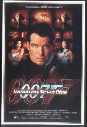 Modern FILM POSTER Postcard: TOMORROW NEVER DIES ((Pierce Brosnan). Free UK p&p