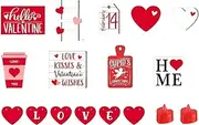 Graduated Tray, Valentine's Day Graduated Tray, Wooden Sign, Tiered Tray Set | Home Graduated Tray for Valentine's Day, Bookcase, Table, Holidays