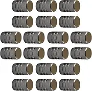 20x Car Tire Valve Stem Caps Stem Covers Direct Replaces Spare Parts Tire Air Caps Accessory for Bicycles Motorcycles, Gray