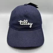 Tilley Hat Adult Large/XL Navy Blue Endurables Wool Blend Adjustable Ball Cap