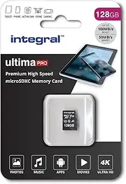 Integral 128GB Micro SD Card 4K Video Premium High Speed Memory Card SDXC Up to 100MB s Read and 50MB s Write Speed V30 C10 U3 UHS-I A1