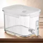 2.5/3.5L Fridge Drink Dispenser Cold Drink Container Clear for Home Kitchen