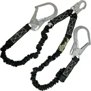AFP 6FT Double Leg Internal Shock Absorbing Safety Fall Protection Lanyard with