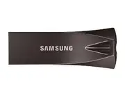Samsung MUF-256BE4/APC - Bar Plus USB Drive, Titan Gray, Metallic Chassis, 256GB, USB3.1, Read/Write Up to 300MB/s/