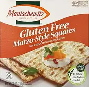 Manischewitz All Natural Gluten Free Matzo Style Squares, 10 Ounce