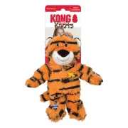 Kong Knots Wild Snuggle Plush Toy For Dogs - Tiger 1 X Medium/Large
