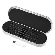 6Pcs Stainless Steel Ear Cleansing Tool Set Ear Cleaner Ear Care Set with Storage Case -Black