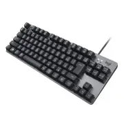 Logitech K835GPR Wired Mechanical Keyboard Red Axis Linear Tenkeyless Graphite