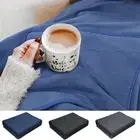 Electric Heated Throw Over Under Winter Blanket Fleece Washable Warmer Mattress◎