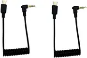 2PCS Type-C Male to TRS 3.5mm Male Audio Cable Microphone Jack Audio Adapter Cable
