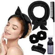 Heatless Velvet Hair Curlers to Sleep in Heatless Curling Rod Headband for Long