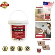Durable Travertine & Limestone Hole Filler - Custom Dark Color 3 lb Solution