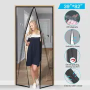 Magnetic Screen Door Mesh Curtain Net Anti Mosquito Bug Insect Fly Hands Free