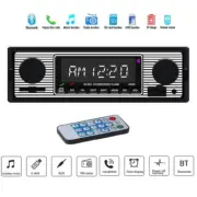 Bluetooth Retro Car Radio MP3 Player Stereo USB AUX Classic Car Stereo-Audio*ANS