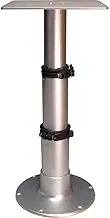 Springfield Marine Springfield 1660230 Table Pedestal 3 Stage Adjust- 1660230, Silver, Standard