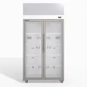 Skope TCE1000N 2 Glass Door Display or Storage Fridge with EZICORE