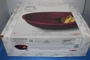 Fiesta 2 Pc Chip-N-Dip Set Claret NIB Pristine HTF First Quality Retired