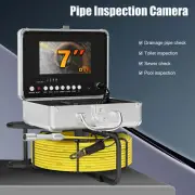 7inch Sewer Pipe Inspection Camera Drain Sewer Pipeline Industrial Endoscope 20m