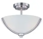 Maxim Lighting 20031SWSN Deven Semi-Flush Mount Satin Nickel
