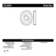 Brake Drum-C-TEK Standard Centric 123.22001 fits 02-05 Land Rover Freelander