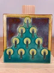 Motawi Tile Tannenbaum 6X6 Yellow Moonstone Glaze Test Tile One Of A Kind