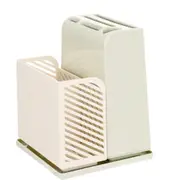 Knife Rest And Chopstick Rest Two-In-One Storage Rack Kitchen Tableware Storage Box Drainage Chopstick Cage With Drain Tray R-F