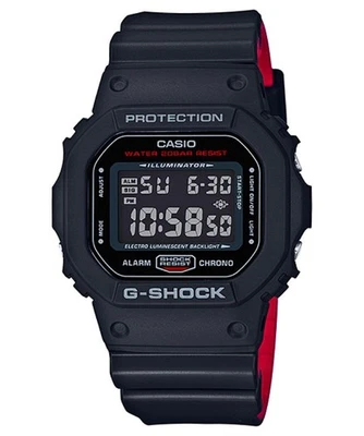 Casio G-Shock DW-5600HR-1 Digital Watch Black Shock Resistant Used