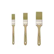 XDT 2815 Hake Paint Brush 3 Pc Pure ExLong Elastic Hog Bristle 0.75in+1in+1.5in