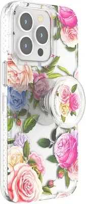 PopSockets Apple iPhone 13 Pro PopCase with Popgrip Slide - Vintage Floral