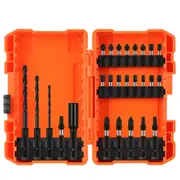 26Pc Impact Screwdriver Bit Set Magnetic Drill Bit Holder Quick Release Drilling
