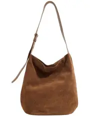 [Oxford] Simone Suede Hobo in Tobacco