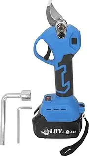Gearwell Electric Pruning Shear, Cordless Tree Branch Cutter 18V, High Carbon Steel Garden Pruner, Battery Powered Trimmer for BL1815 BL1820