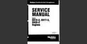 Robin America EH12-2 EH17-2 and EH25-2 Engines Workshop Service manual (Reprint)