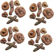 JOINPAYA 24pcs Realistic Poo Prank Simulation Spoofed Props for April Fool's Day Halloween Fun for Party Tricks and for Friends and Family Pranks