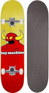 Toy Machine Skateboard Complete (Complete Product) Monster Yellow (8.0 x 31.8) [Genuine Brand] Skateboard