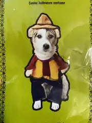 Cowboy Dog Costume Pet Jacket Hat Costumes Walking Cowboy Size Small