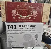 NIB Tealyra T41 Tea for One Teapot, Cup and Saucer Set with Vahdam Gift Set