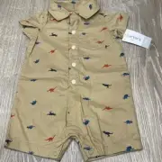 New Carter’s Baby Boy Outfit 12 Month Dinosaur C6