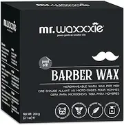 Mr Waxxxie Barber Wax Microwaveable 200ml Salon Quality Hair Removal Designed for Men to use from the Comfort of your own Home