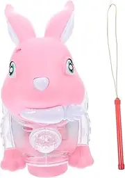 KOMBIUDA Rabbit Toy Electric Walking Plaything Electronic Animal Leashing Toy Boys and Girls Educational Toy Interactive Plaything