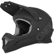 O'NEAL Sonus Youth Solid Matt Black Kids Downhill Bicycle Helmet