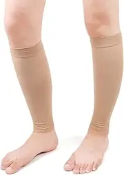 [Generic] XYWHPGV 1 Pair Size S Skin Color Elastic Calf Compression Shaper Sleeves Shank Shaping Stockings Bands Wrap Socks(a8e30 732e4 f67d8 68f3d e1794 72bdd