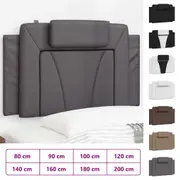 Headboard Cushion Upholstered Bed Header Pillow Bedroom Faux Leather vidaXL