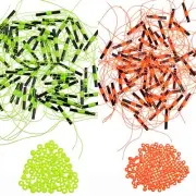Bobber Stops for Fishing Floats 100Pcs Slip Bobber Stop Knots with Plastic Be...