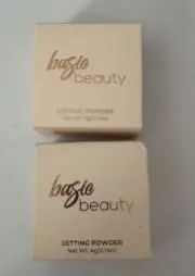 Basic Beauty Lot Of 2 Setting Powder in Translucent NWB